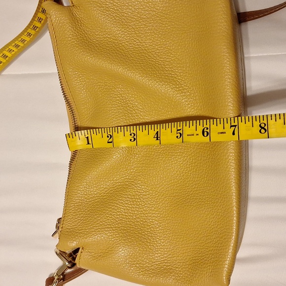 Valentina mustard yellow leather bag - Picture 9 of 9